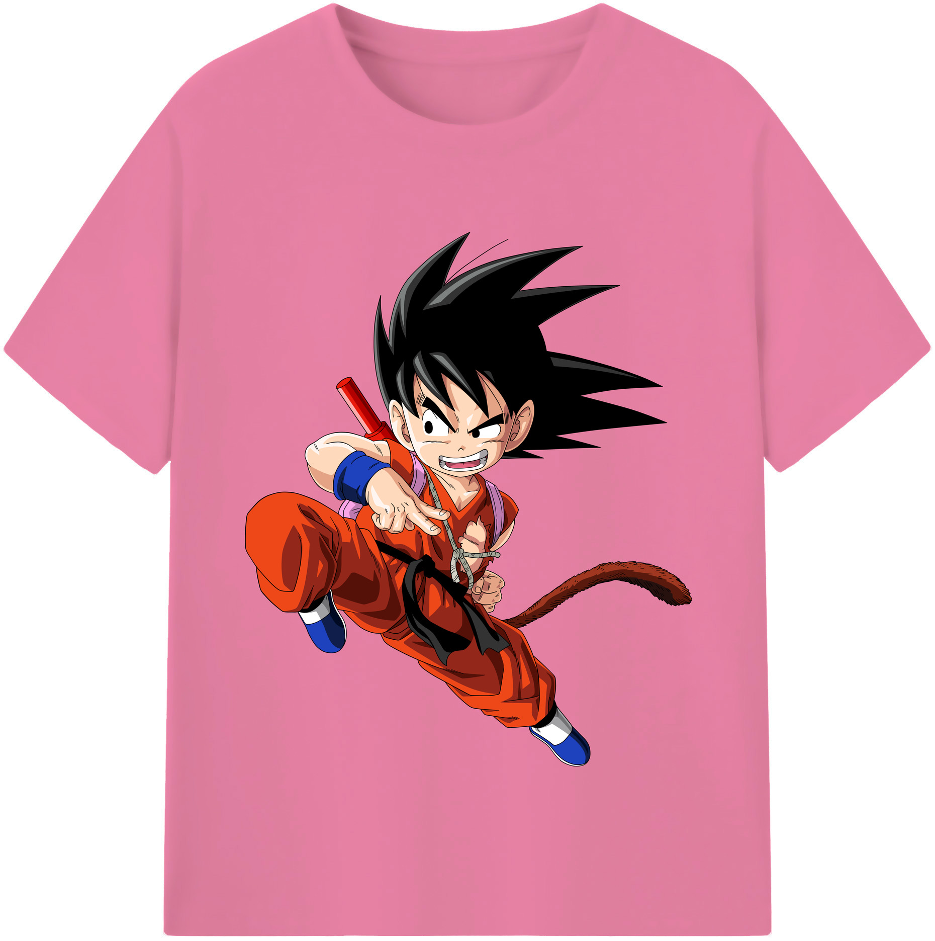 （画像用） ドラゴンボール 孫悟空（そん ごくう）Son Goku カカロット DRAGON BALL Kakarotto 綿100％半袖Tシャツ（フロントプリント）